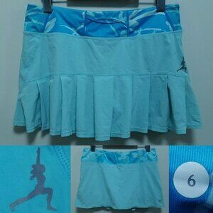 Lululemon Run Speed Skirt Seawheeze Version Aruba Skirt Skort Size 6 Small Rare